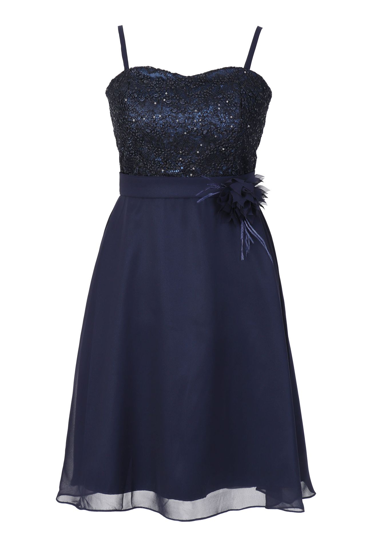 Girls-Chiffon-Kleid mit Stola
