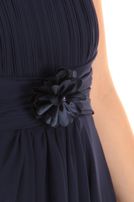 Damen-Chiffon-Kleid mit Stola