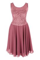 Girls-Chiffon-Kleid mit Stola