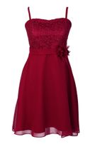 Girls-Chiffon-Kleid mit Stola