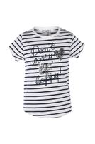 Girls-Ringel-Shirt, Kurzarm